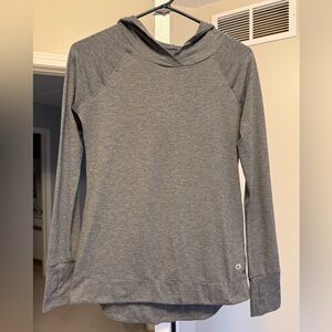 GAP Heather Gray Women's Lightweight Hoodie